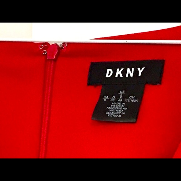 Beautiful DKNY red dress! Perfect for Christmas! - Picture 3 of 7